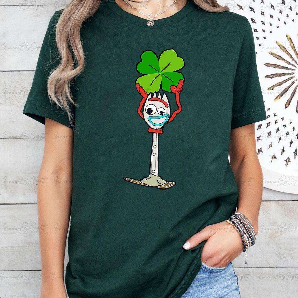 Toy Story 4 Forky Lucky Shamrock St Patricks Day Vuitino Apparel Toy Story 4 Forky Lucky Shamrock St Patricks Day Vuitino Apparel